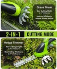 Workpro 2 In 1 Handheld 7 2v Electric Grass Trimmer Hedge Shears grass Cutter