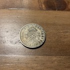 1951 Great Britain 2 Shillings Florin George Vi King Coin Km 878 Uk