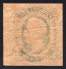 Confederate States  Csa  12d  kb  10   Dark Blue  Mint-og-nh  Deep Color 
