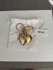 Coach Cax71 Heart Bag Charm Key Ring New Nwt