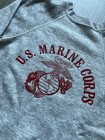 Vintage Made In Usa Usmc United States Marine Corps Military Sweatshirt Small