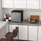 1 1cu ft Mini Freezer With Reversible Door For Home Office Silver