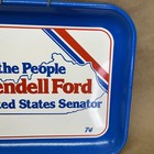 Vtg Wendell Ford United States Senator Metal Tray Red White Blue 1974 Kentucky