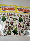 Vintage Christmas Sticker Lot Also Rub Ons