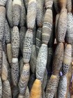 130 Pcs Wow Tibetan Natural Dragon Vein Agate Dzi 8x30mm Prayer Beads     