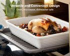 Ceramic Baking Dish  9x13 Inch Casserole Dish For Oven  152 Oz Large Elegant 