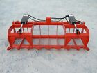 72  Dual Cylinder Root Grapple Bucket Attachments Fits Kubota Tractor Loader