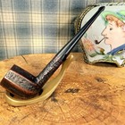 Perkin   s Easy Lite Panel Billiard -london Made England Briar Estate Tobacco Pipe
