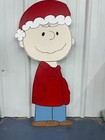 Winter Christmas Charlie Brown Peanut- Hand Painted Yard Art - Outdoor Or Indoor