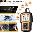 Ancel Ad410 Pro Obd2 Scanner Car Diagnostic Tool   12v Battery Tester 2 In 1