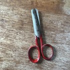 Antique Metal  4  Child   s School Scissors Marked Usa On Blades Vintage