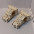 Hearth   Home Reclaimed Wood Corbel Pair Decorative Wall Brackets