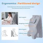 2-piece Ergonomic Supportive Cozy Wedge Pillow Side Back Face Down Sleeping New