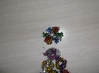 17 Dollhouse Miniature Christmas Tree Ornaments - Tinsel Wreaths - 1 12 Scale