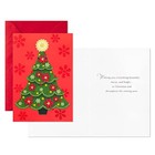 Hallmark - Christmas Cards - Christmas Tree - 6 Cards With Envelopes - Brand New