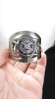 Vintage Enamelled R M S Edinburgh Castle Pierced Epns Napkin Ring 27g Nautical