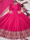 Pakistani Anarkali Salwar Kameez Ready To Wear Suits Indian Wedding Party Gown L