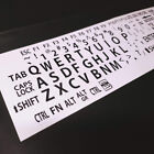 English Us Large Letter Keyboard Stickers For Computer Or Laptop black On White