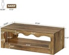 Rectangle Coffee Table 47 24-inch Farmhouse Coffee Tables For Living Room