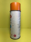 Vintage Krylon Paper Label Spray Paint Can   Popsicle Orange   Safety Orange 