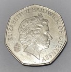 Bailiwick Of Guernsey Freesia Flowers 2012 Fifty Pence Coin 50p   Circulated