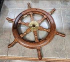 18  Wooden Ship Wheel Collectible Maritime Nautical Boat Steering Wall Decor