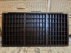 Antique Hamilton Printer   s Tray 32x17   Original Letterpress Drawer Wall Display