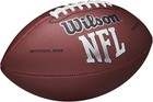 Official Nfl Football Synthetic Leather Pee Wee Size Easy Grip Brown Mvp