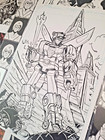 Voltron Art 11x17 Original Comic Art Signed By Artist Michael Fulcher