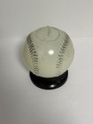 Original Vintage Pegasus Cincinnati Reds White Glass Baseball Piggy Bank Rare     