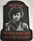 Motorhead Phil Philthy Animal Tayler Black Border Woven Patch