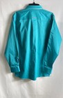 Ariat Men s Teal Team Logo Twill Fitted Long Sleeve Shirt Nwt Sz M
