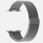 Oem Apple Watch Band-milanese Loop  45mm -silver-compatibility 42 44 45 46 49mm