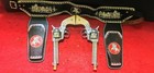 Vintage Nichols 38 Toy Cap Pistols Work 100    Vintage Leather Holster