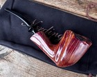 Erik Nording Red Grain  1 Freehand Briar Pipe Made Denmark New
