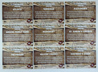 The Walking Dead Evolution Topps 2017 Complete No Safe Haven Chase Card Set  9 