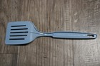 Ekco Short 10  Blue Nylon-plastic Slotted Spatula