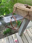 Vintage Ll Bean Styled Fishing Creel Wicker  Basket Large