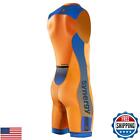Synergy Triathlon Tri Suit - Men s Elite Sleeveless Trisuit  neon Tangerine s