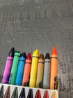 Vintage Dixon Ticonderoga Crayons 8 Count Color Art Kids