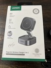 Ugreen Magflow 2-in-1 Wireless Charger For Iphone 12-16  Airpods Preowned 