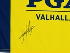 Hideki Matsuyama Signed 2024 Pga Championship Golf Pin Flag Valhalla Bas K96