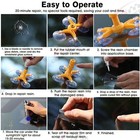 Windshield Repair Kit Quick Fix Car Wind Glass Bullseye Rock Chip Crack Star Dfm