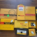 Vintage Kodak Photography Lot Film Cartridges 126 Movie Film Filter Rangefinder