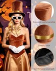 Chocolate Top Hat  Halloween Chocolate Factory Costume Include Velvet Top