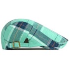 Plaid Newsboy Hats Adjustable Ivy Flat Cap Gatsby Cabbie Driving Hat For Men    