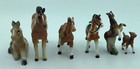 Lot Of 6 Mini Horse Figurines Ceramic China Japan Mixed Variety 1 -3 