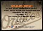 2001 Fleer Cal Ripken Jr  Material Issue 4 Color Patch Game-worn Jersey    