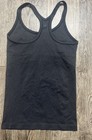 Lululemon Ebb To Street Tank Ii Heathered Black Size 6