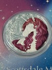 2025 Scottsdale Mint Roselle Unicorn Series 1oz 999 Colorized Silver Coin Fiji